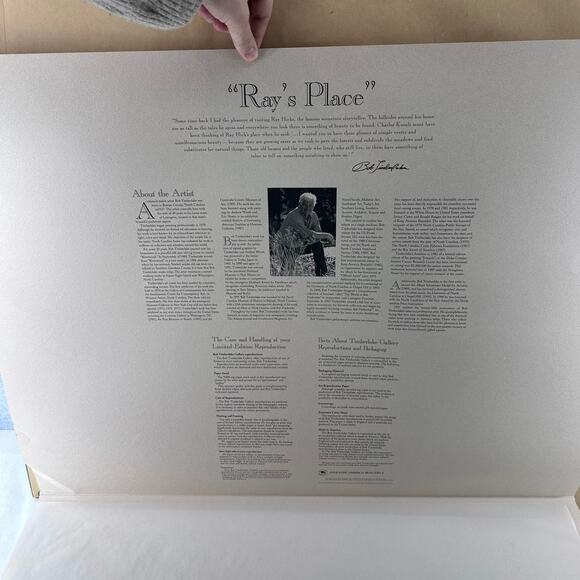 Bob Timberlake "Ray's Place" Original Print 1980/6791 SIGNED - Picture 12 of 12